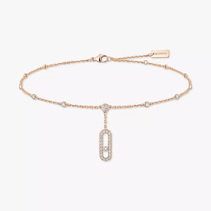 [LUXE] Move Uno pavé ankle bracelet