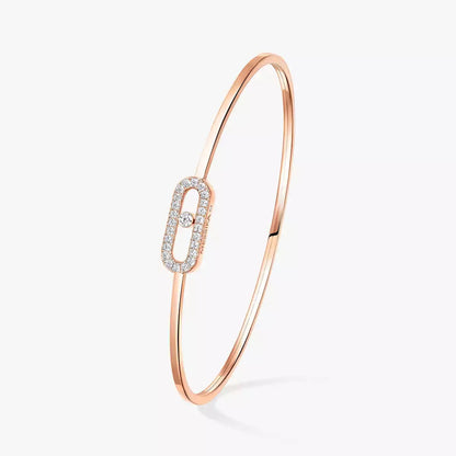 [LUXE]Move Uno pavé flex bangle medium