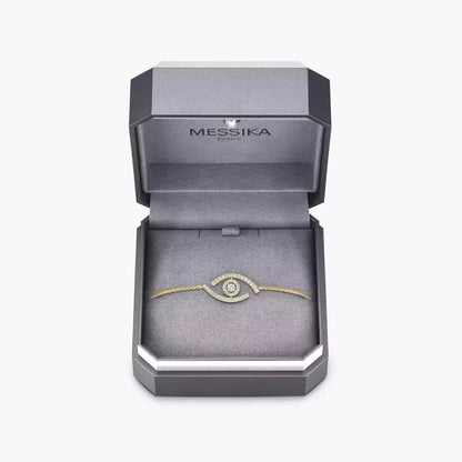 [LUXE]Lucky Eye Pave-Set Diamond Bracelet