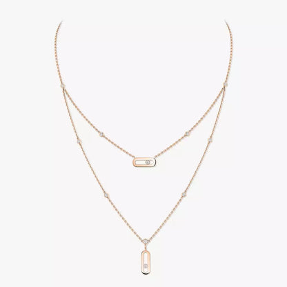 [LUXE] Move Uno Diamond Necklace