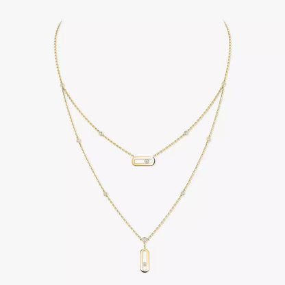 [LUXE] Move Uno Diamond Necklace
