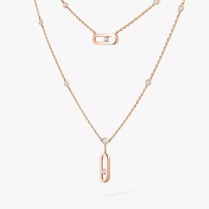 [LUXE] Move Uno Diamond Necklace