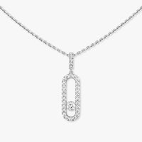 [LUXE]Move Uno Diamond Necklace in Rose Gold