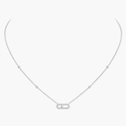 [LUXE]Diamond Necklace Move Uno