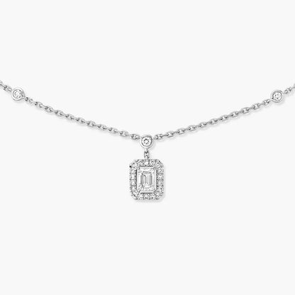 [LUXE]My Twin Diamond Necklace in Silver