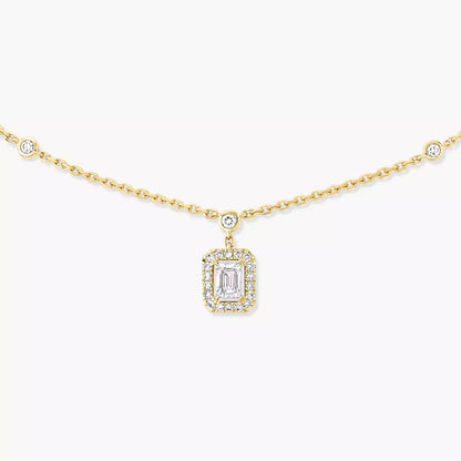 [LUXE]My Twin Diamond Necklace in Silver