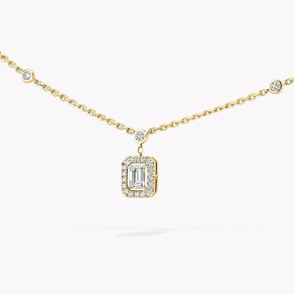 [LUXE]My Twin Diamond Necklace in Silver