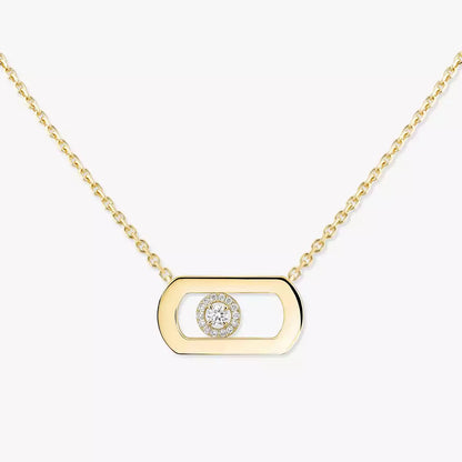 [LUXE]So Move Diamond Necklace in Gold