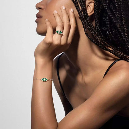 [LUXE]Lucky Eye Diamond Bracelet
