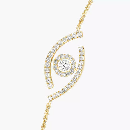 [LUXE]Lucky Eye Pave-Set Diamond Bracelet