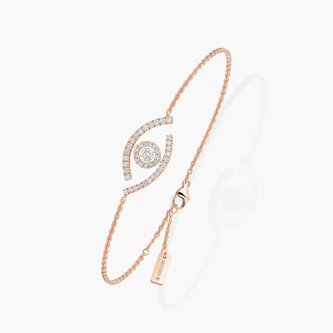 [LUXE]Lucky Eye Pave-Set Diamond Bracelet