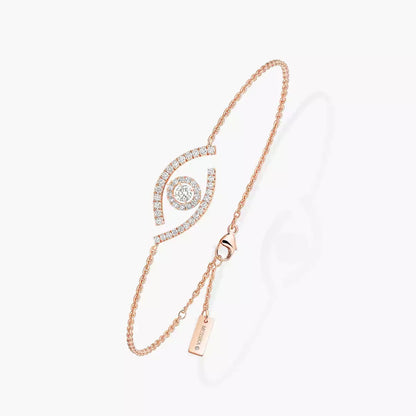 [LUXE]Lucky Eye Pave-Set Diamond Bracelet