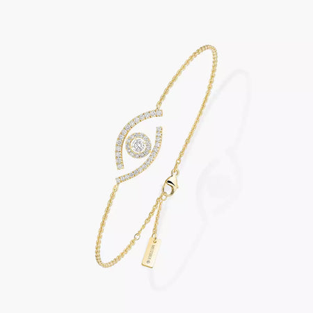 [LUXE]Lucky Eye Pave-Set Diamond Bracelet