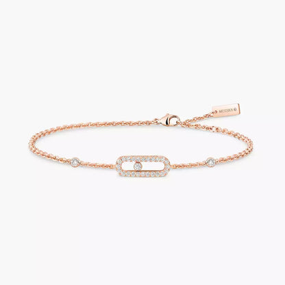 [LUXE]Move Uno Diamond Bracelet