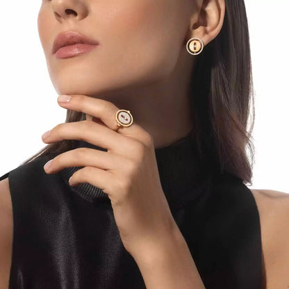 [LUXE]Lucky Move Diamond Earrings