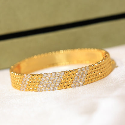[Luxora]  FIVE-ROW DIAMOND BRACELET