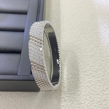 [Luxora]  FIVE-ROW DIAMOND BRACELET