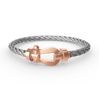 [Luxora]FORCE LARGE HORSESHOE NO DIAMOND BRACELET ROSE GOLD