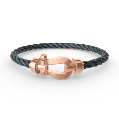 [Luxora] FORCE Großes Hufeisen ohne Diamantarmband Roségold
