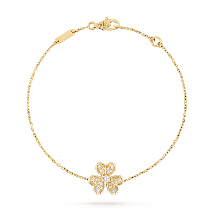 [Luxora]FRIVOLE GOLD FLOWER DIAMOND BRACELET