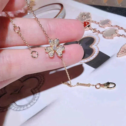 [Luxora]FRIVOLE GOLD FLOWER DIAMOND BRACELET