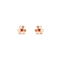 [Luxora]FRIVOLE  FLOWER PINK EARRINGS