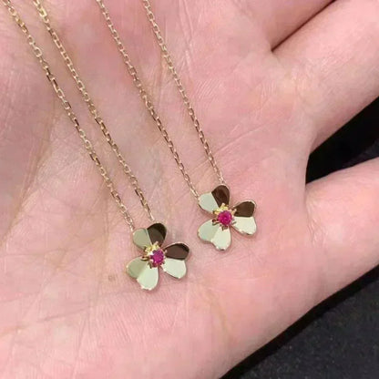 [Luxora]FRIVOLE GOLD FLOWER NECKLACE
