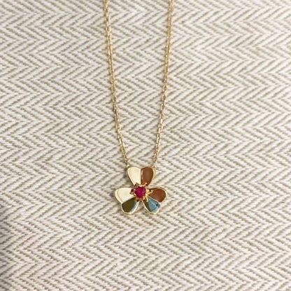 [Luxora]FRIVOLE GOLD FLOWER NECKLACE