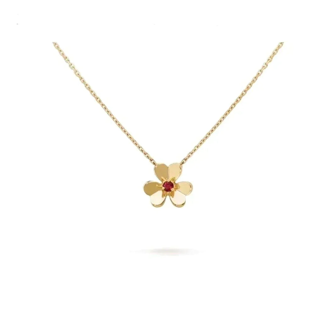 [Luxora]FRIVOLE GOLD FLOWER NECKLACE