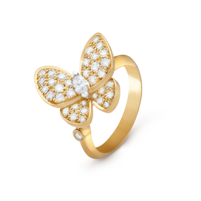 [Luxora]BUTTERFLY DIAMOND RING