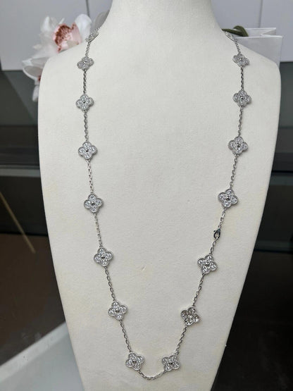 [Luxora]CLOVER 20 MOTIFS DIAMOND SILVER