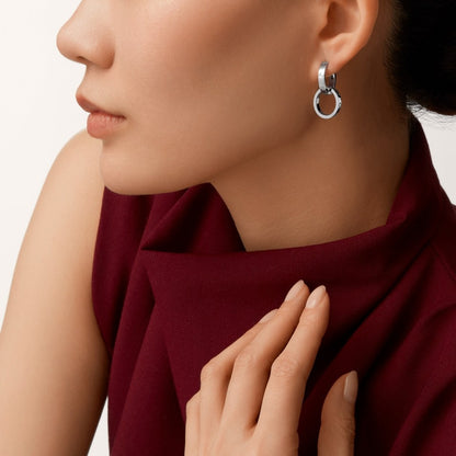 [Luxora]LOVE 3.3MM DANGLE EARRINGS