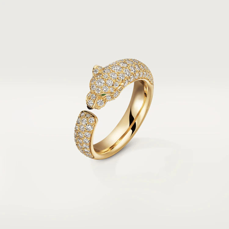 [Luxora] PANTHERE RING AUS ROSA GOLD MIT DIAMANTEN